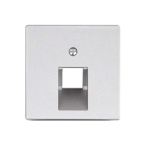 Изображение Накладка на розетку информационную EcoProfi Standart алюминий EP569-1BFPLUAAL Jung