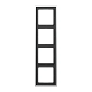 Изображение Рамка на 4 поста LS 990 алюминий AL2984 Jung