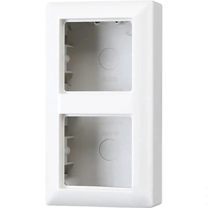 Изображение Коробка двойная для накладного монтажа AS белый глянец AS582AWW AS 500