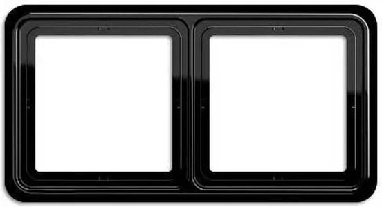 Изображение Рамка двойная, горизонтальная/вертикальная, Jung CD 500, черный CD582SW CD 500