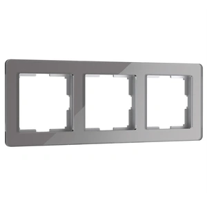 Изображение Рамка на 3 поста Acrylic графит W0032704