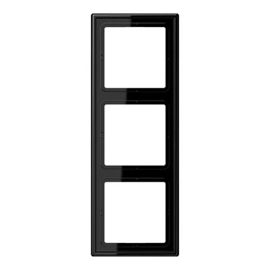 Изображение Рамка на 3 поста LS 990 черный глянцевый LS983SW Jung