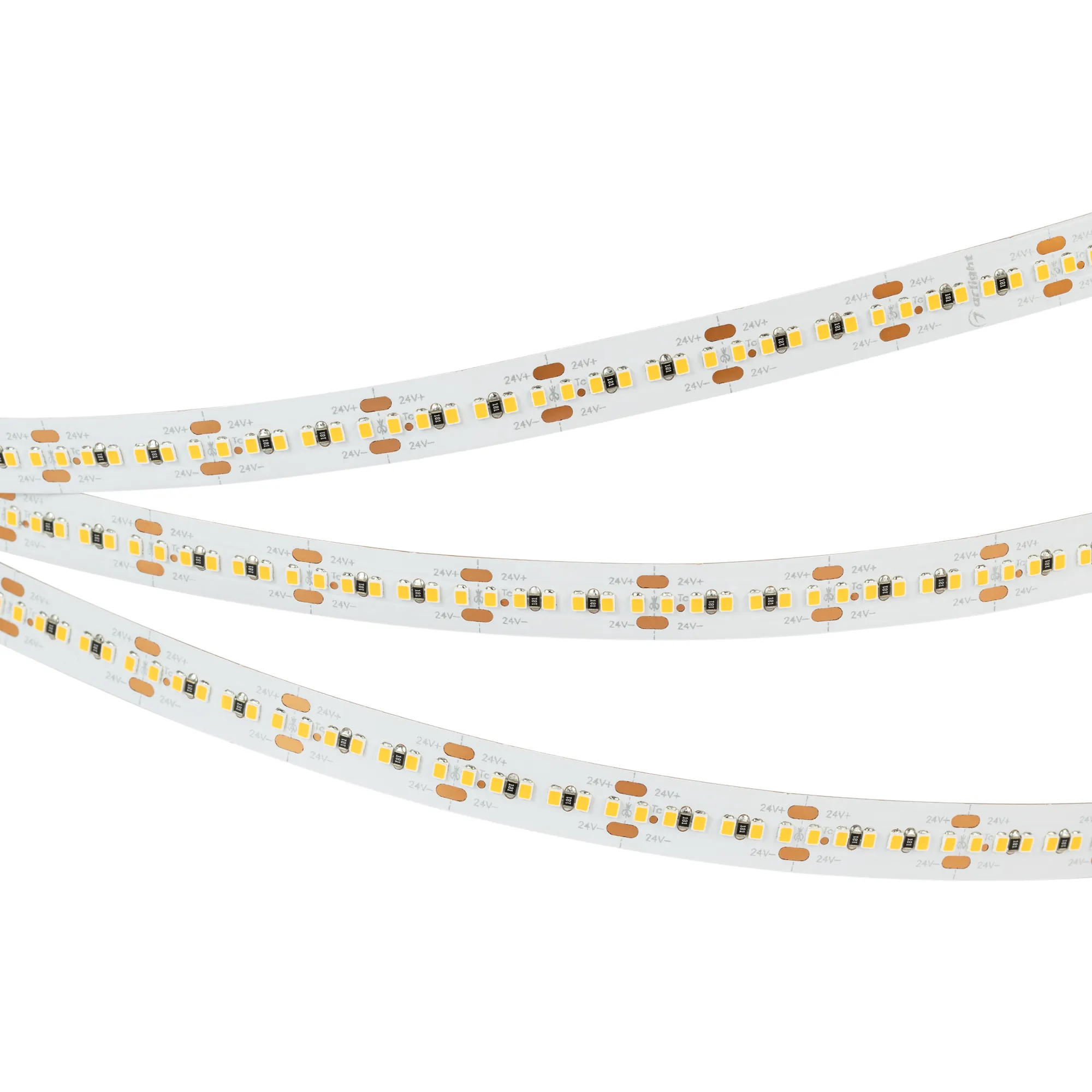 Лента светодиодная MICROLED-5000HP 24V White5500 10mm (2216, 300 LED/m, LUX) (Arlight, 21.6 Вт/м, IP20)